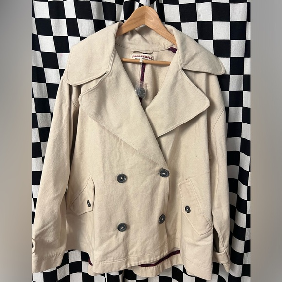 Free People Women's Highlands Solid Peacoat - Picture 6 of 13